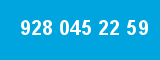 928 045 22 59 928 045 22 59
